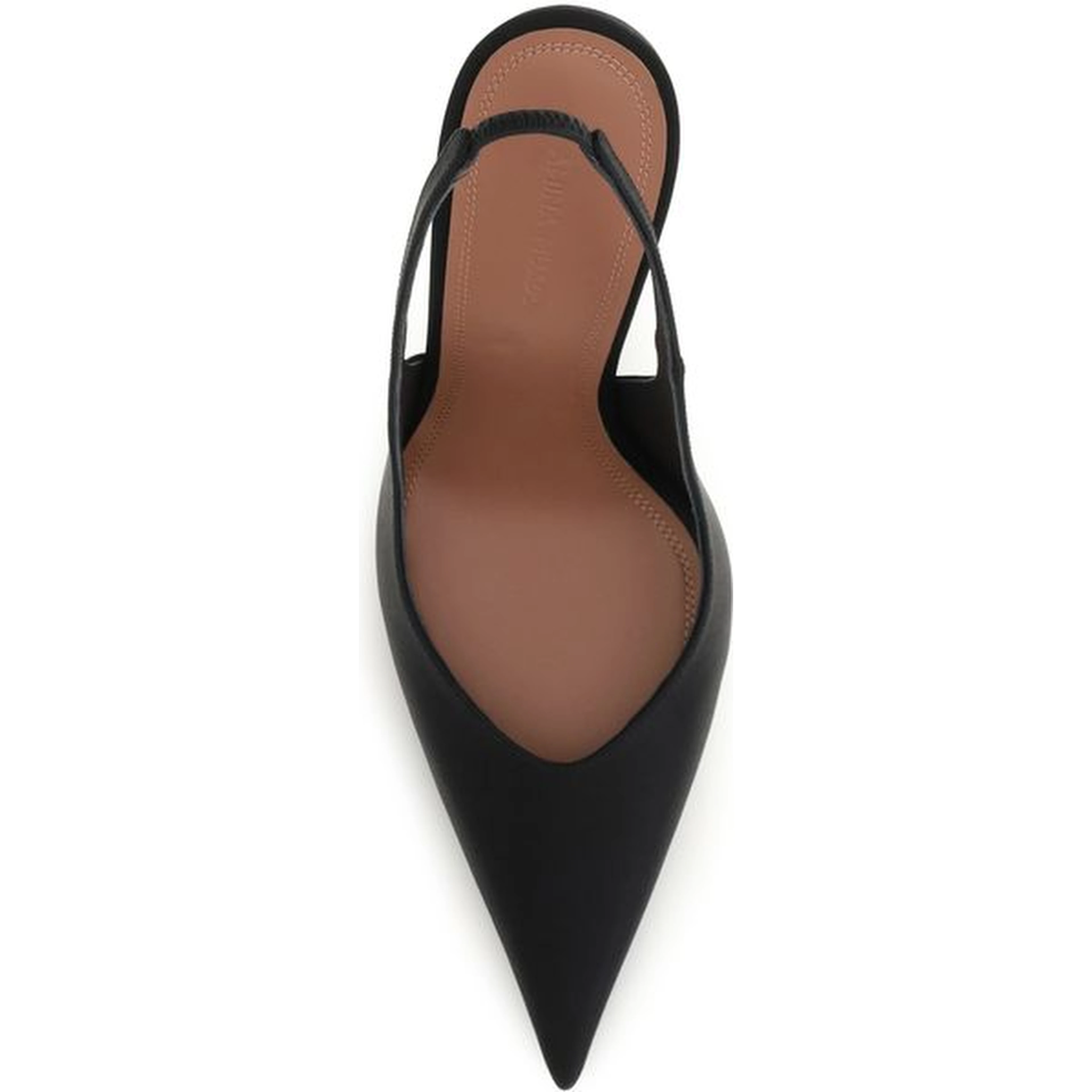 Black Satin High Heel Pumps