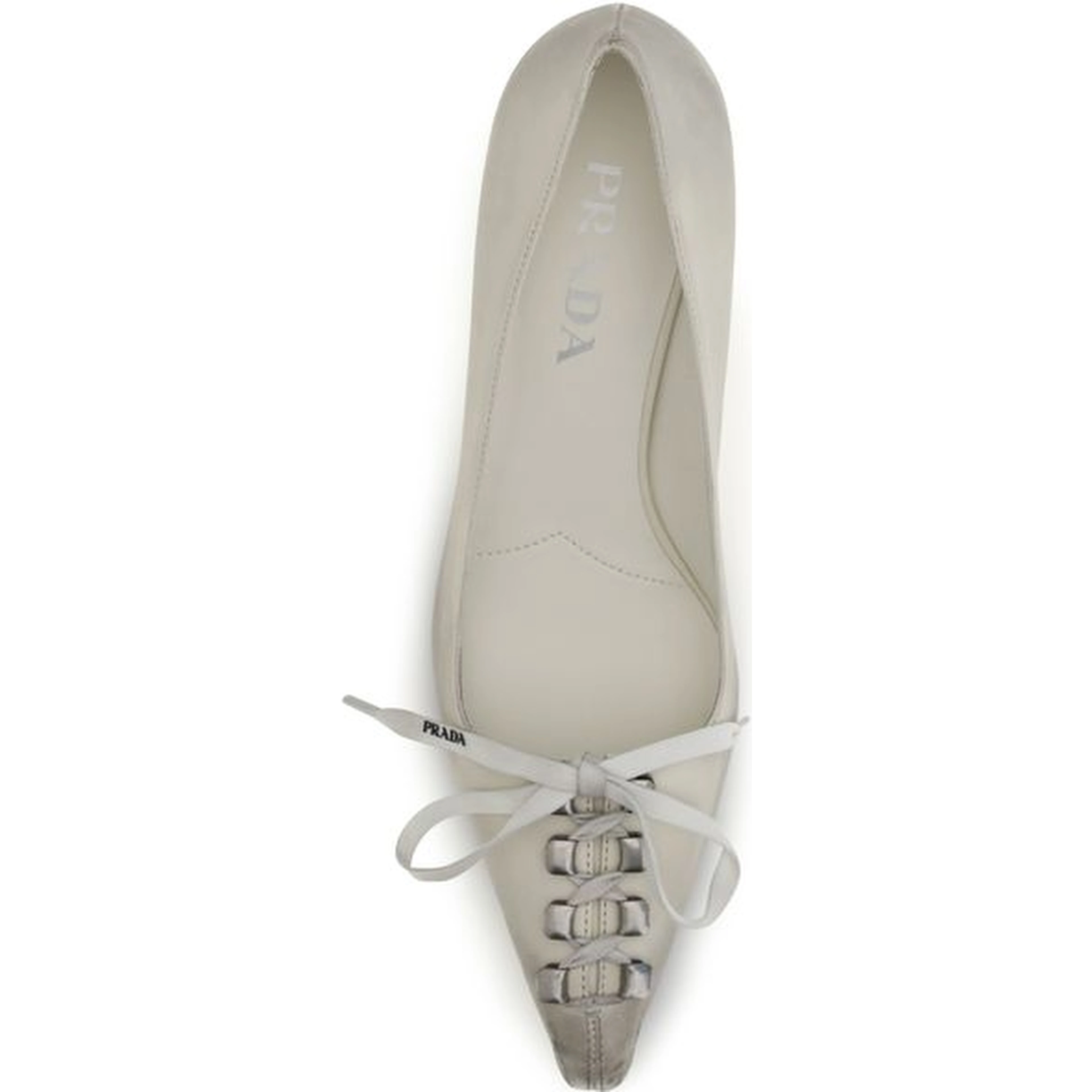 White Calf Leather Bos Taurus Lace-Up