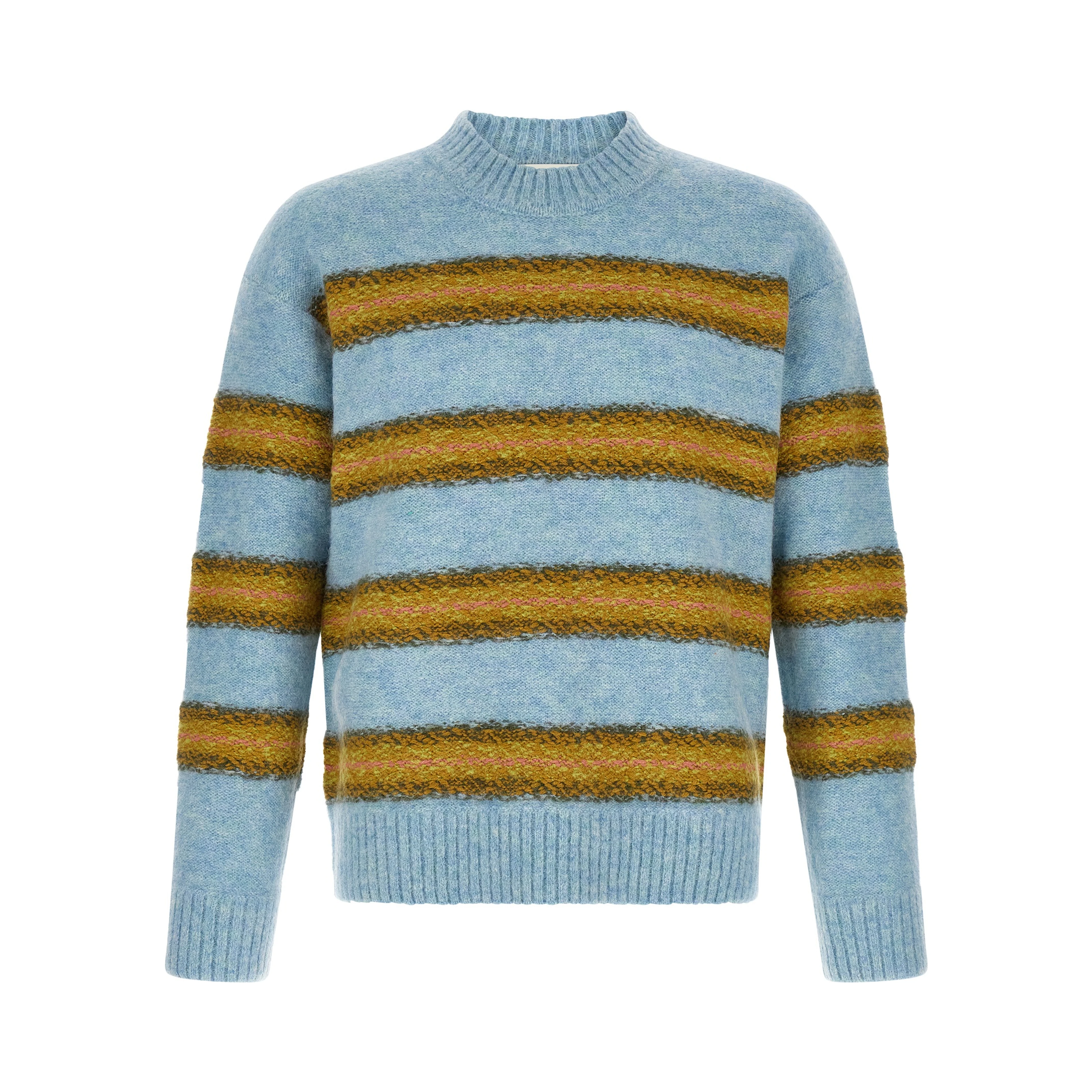 Blue Wool Cardigan