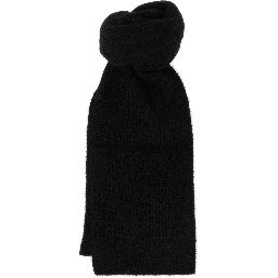 Black Wool Foulard