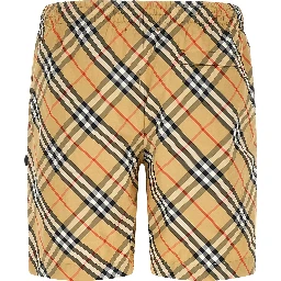 Beige Polyamide Swim Shorts