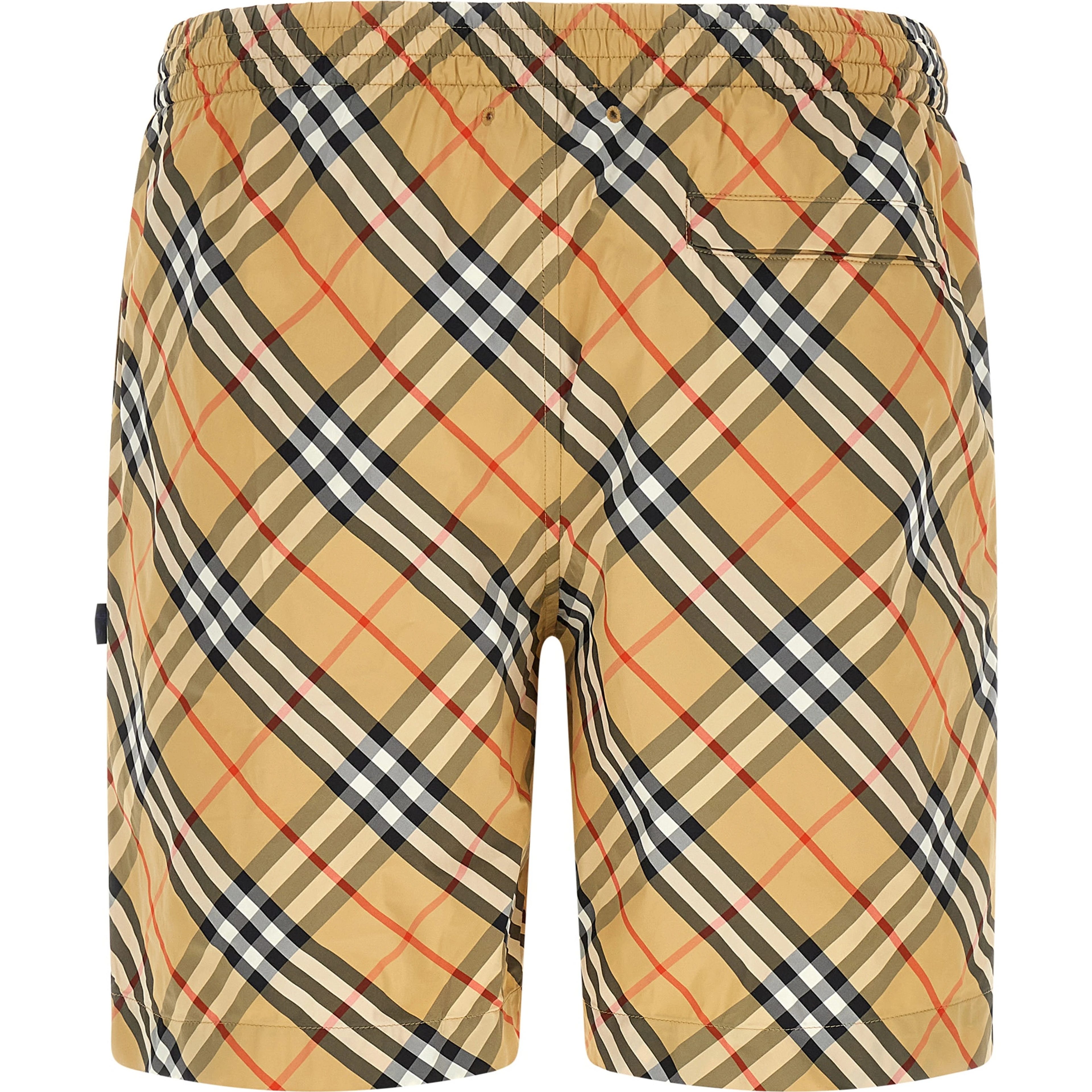 Beige Polyamide Swim Shorts