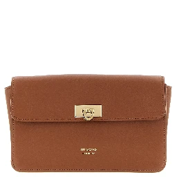 Brown Calfskin Clutch Bag
