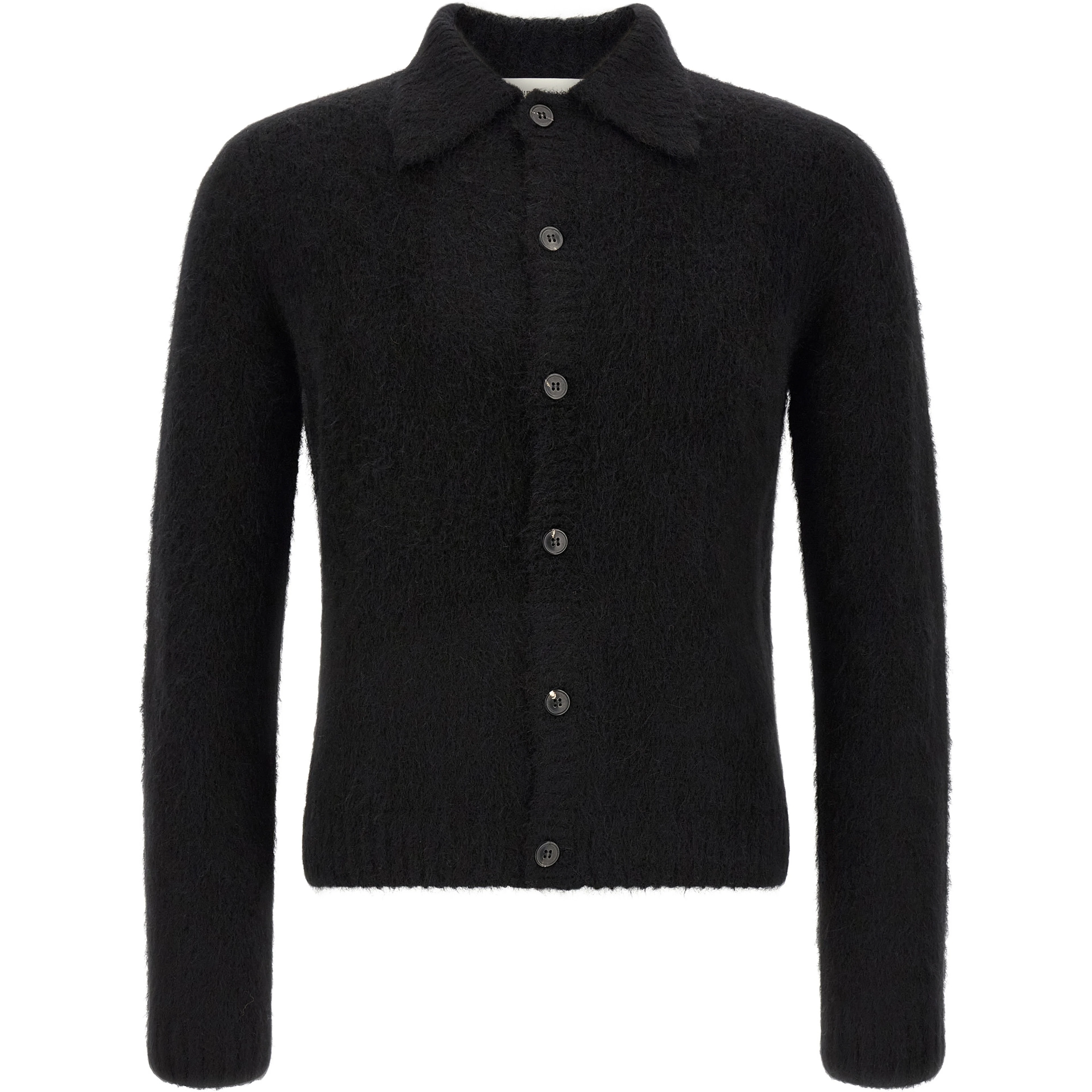 Black Wool Cardigan
