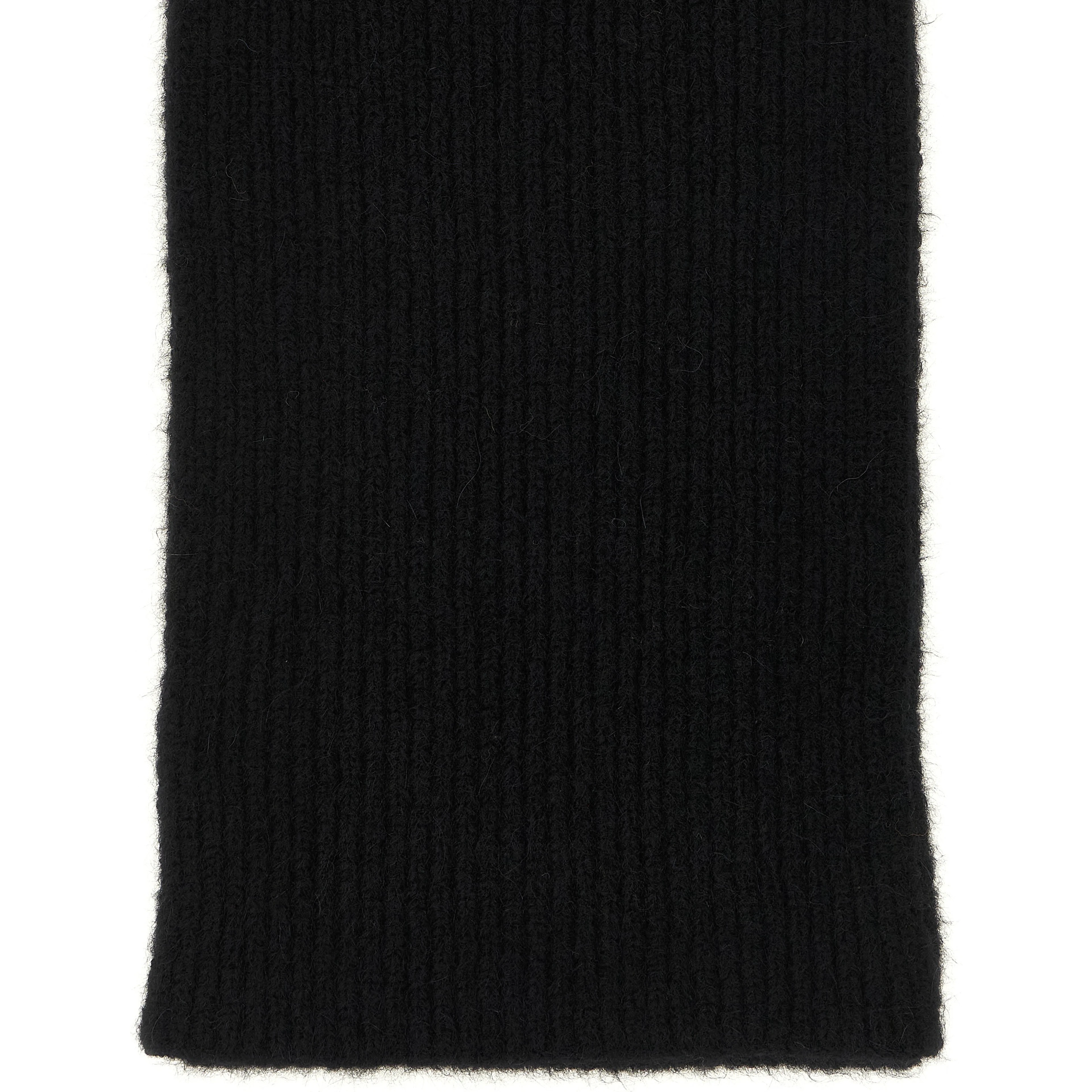 Black Wool Foulard