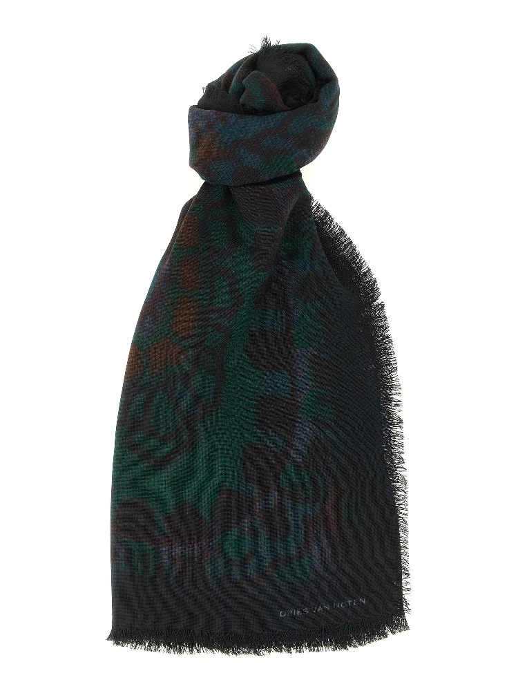 Bicolor Wool Foulard