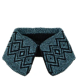 Blue Wool Foulard
