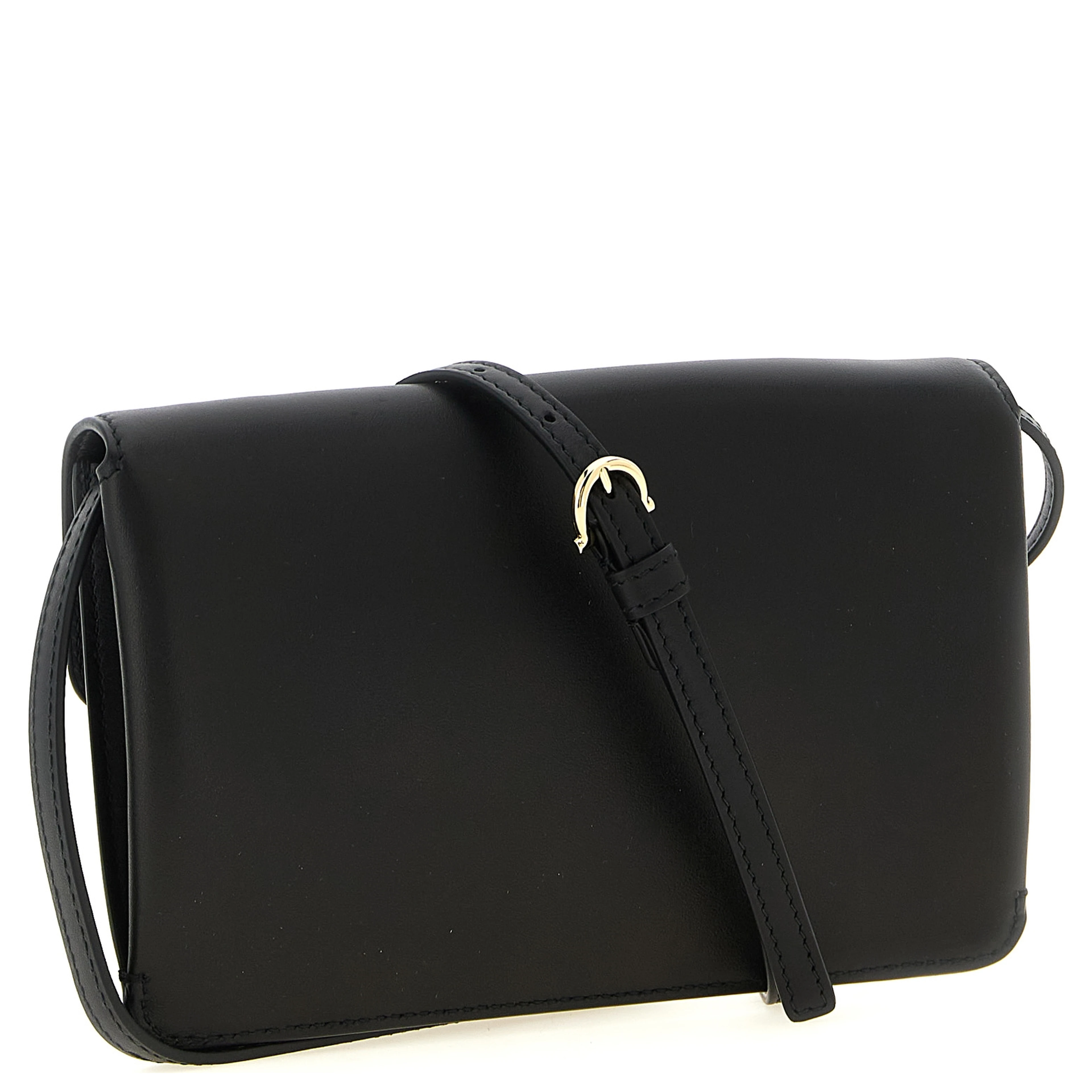 Black Calfskin Clutch Bag