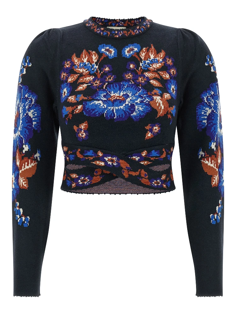 Multicolor Polyester Sweatshirt