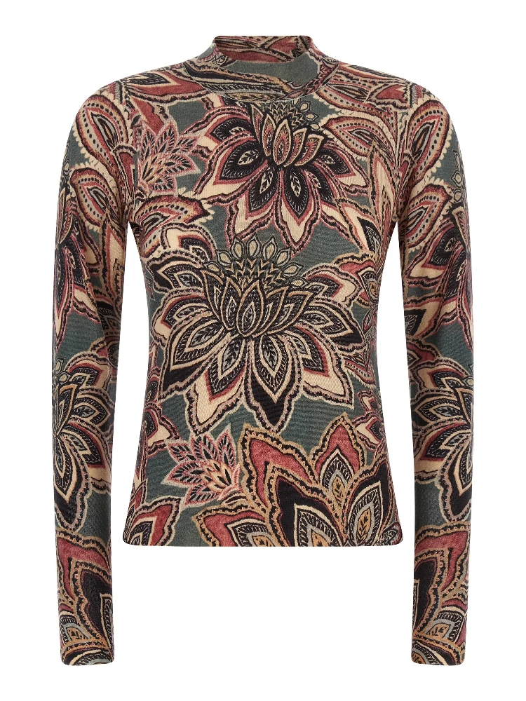 Multicolor Wool Pattern Shirt
