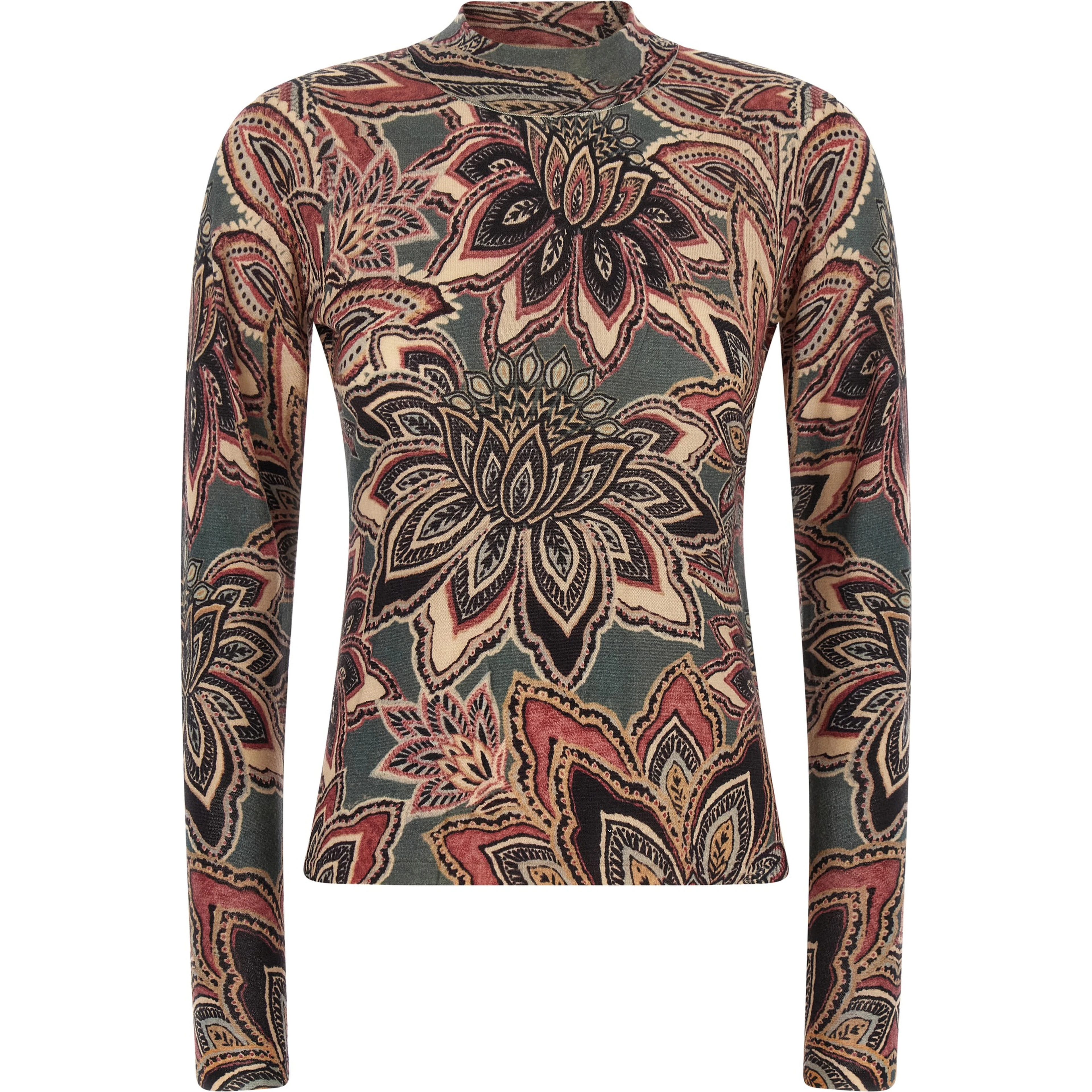 Multicolor Wool Pattern Shirt