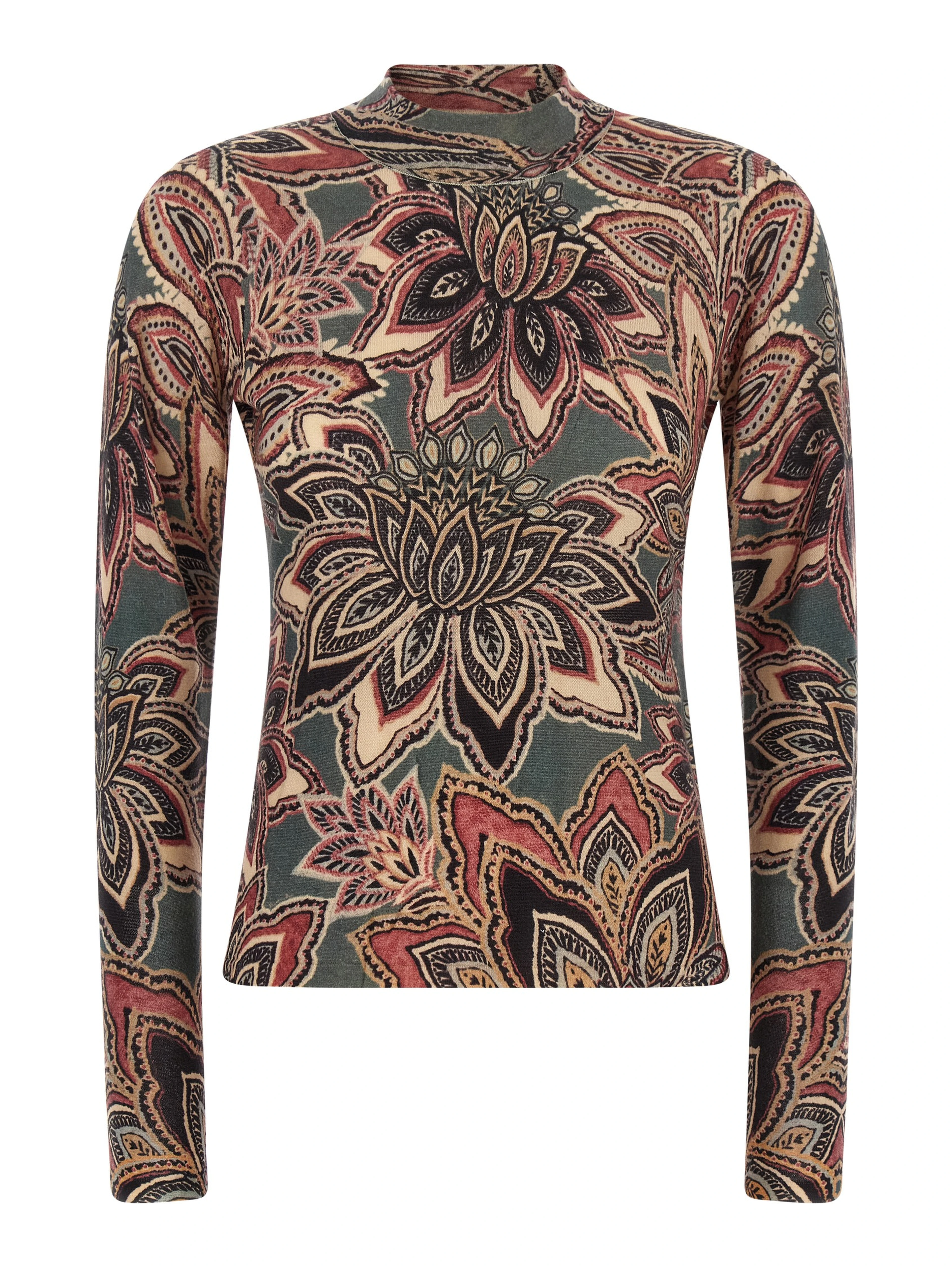 Multicolor Wool Pattern Shirt