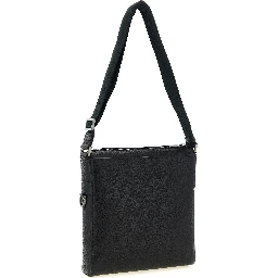 Black Calfskin Crossbody Bag