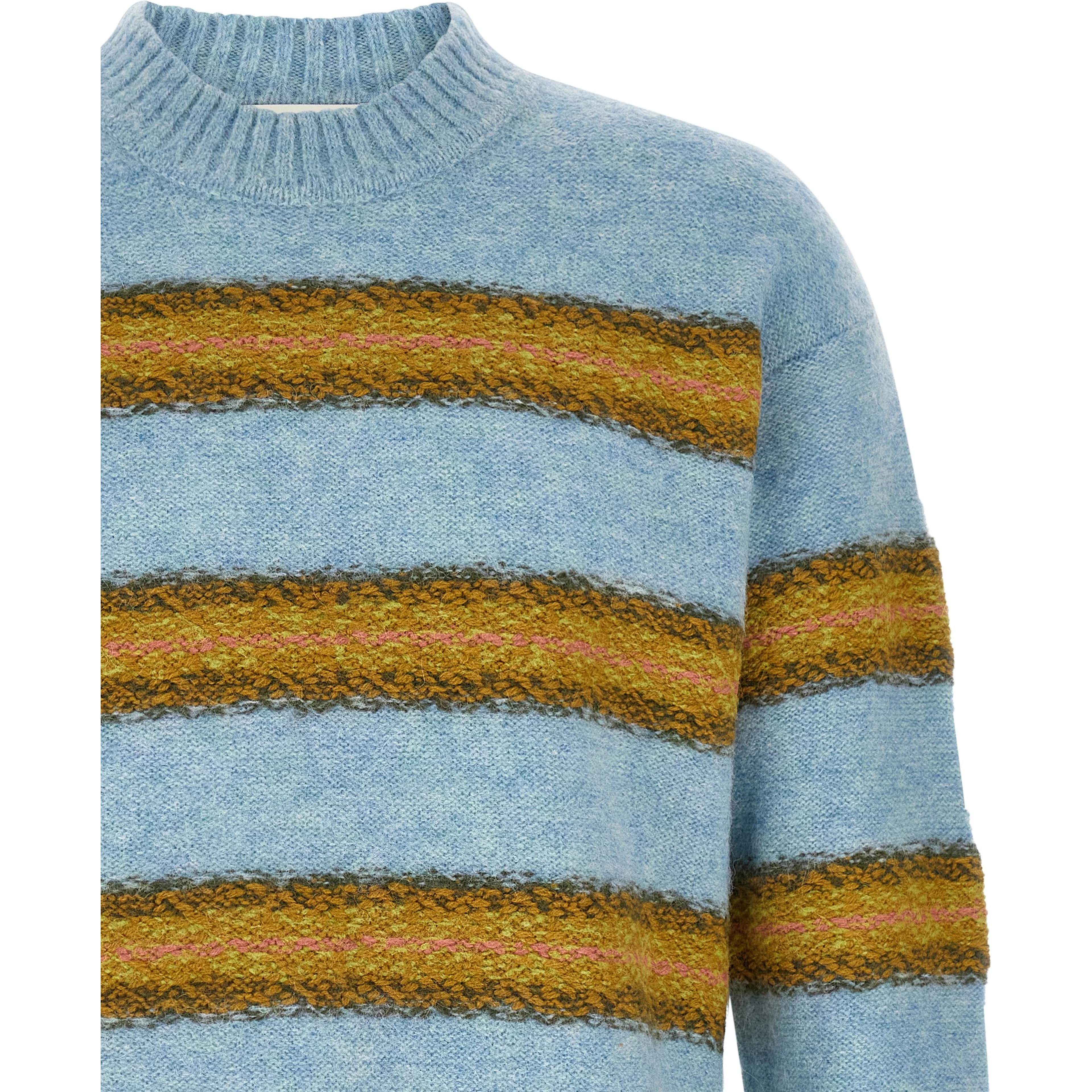 Blue Wool Cardigan