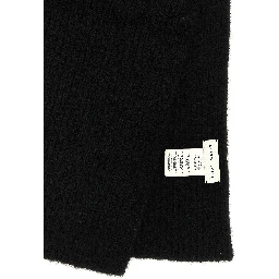 Black Wool Foulard