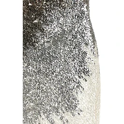 Silver Polyamide Midi Dress