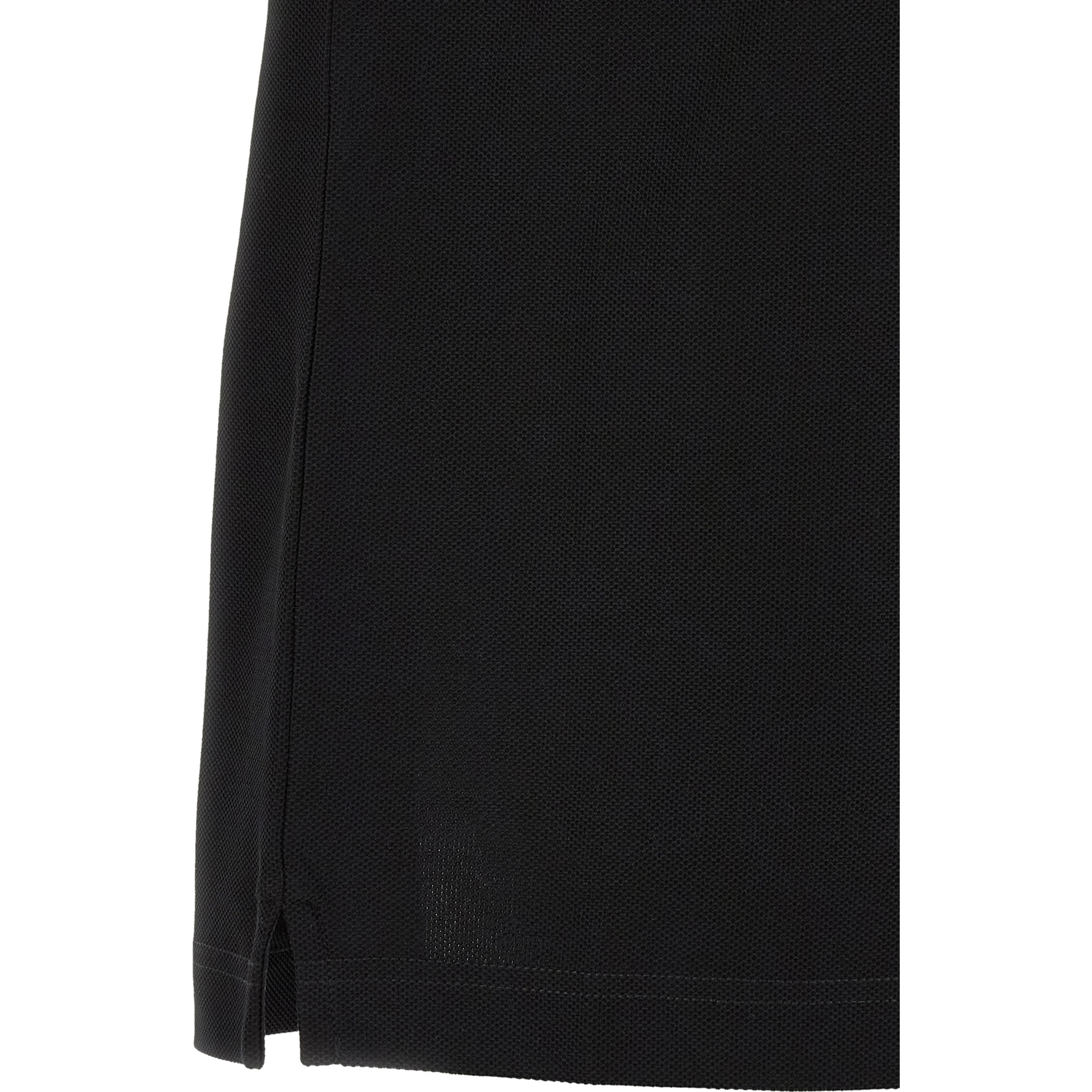 Black Cotton Polo Shirt