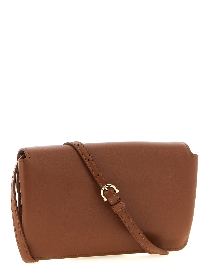 Brown Calfskin Clutch Bag