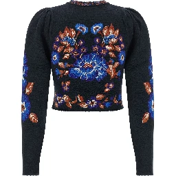 Multicolor Polyester Sweatshirt