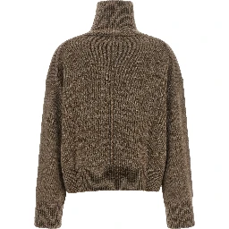 Brown Cashmere Cardigan