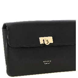 Black Calfskin Clutch Bag