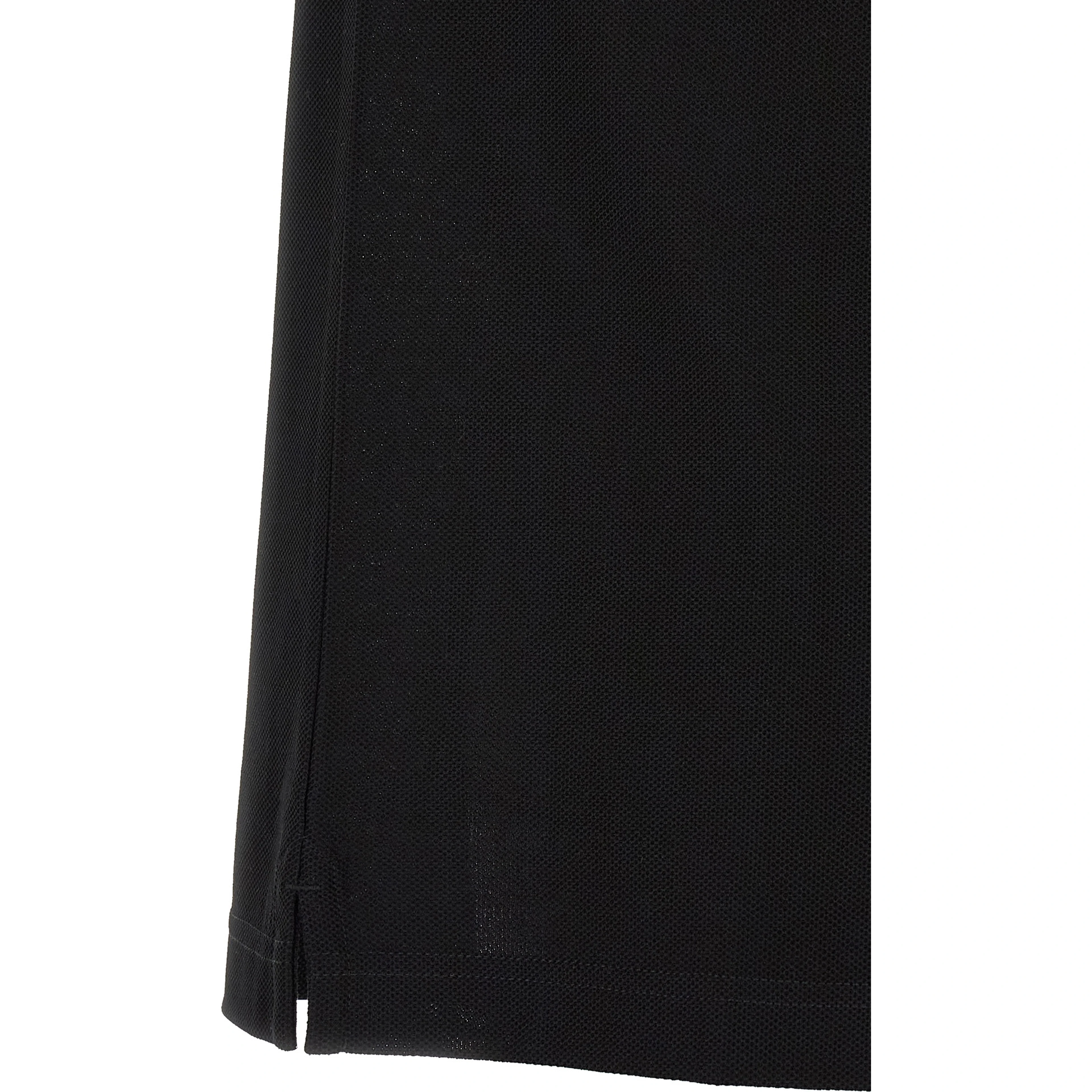 Black Cotton Polo Shirt
