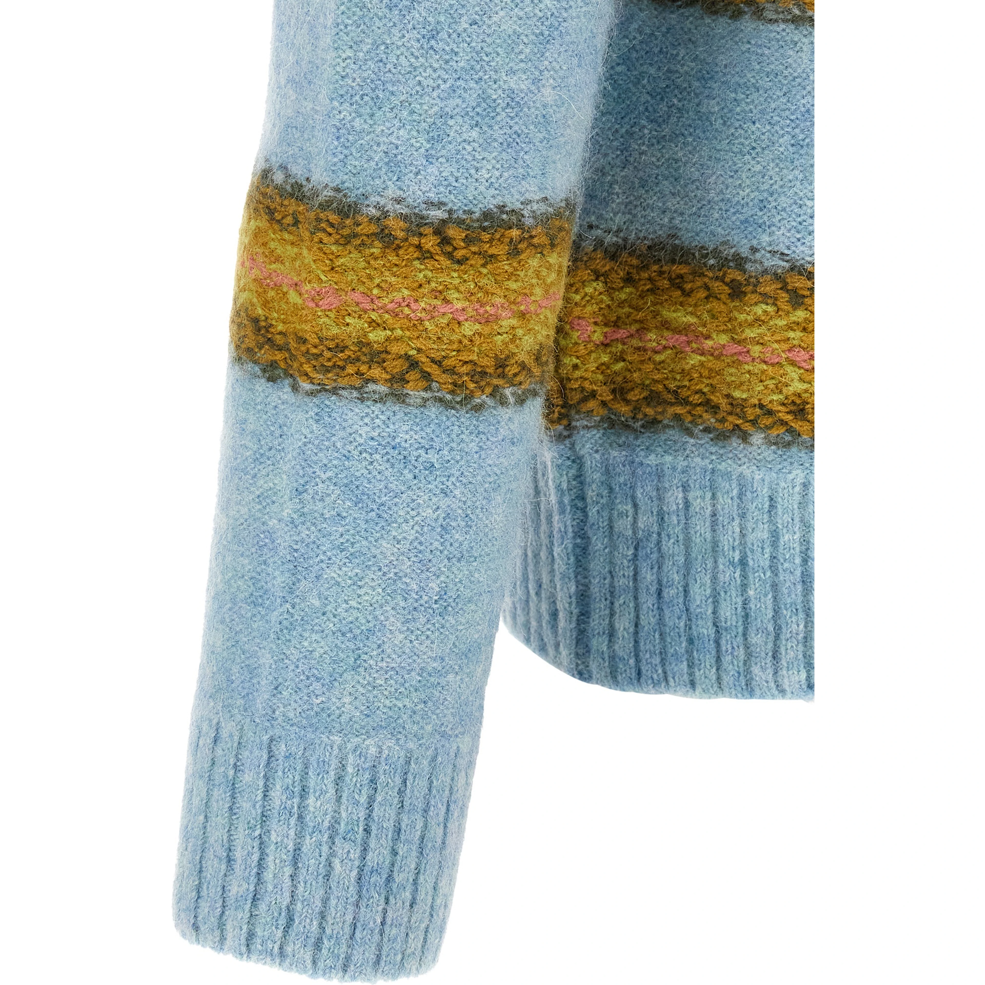 Blue Wool Cardigan