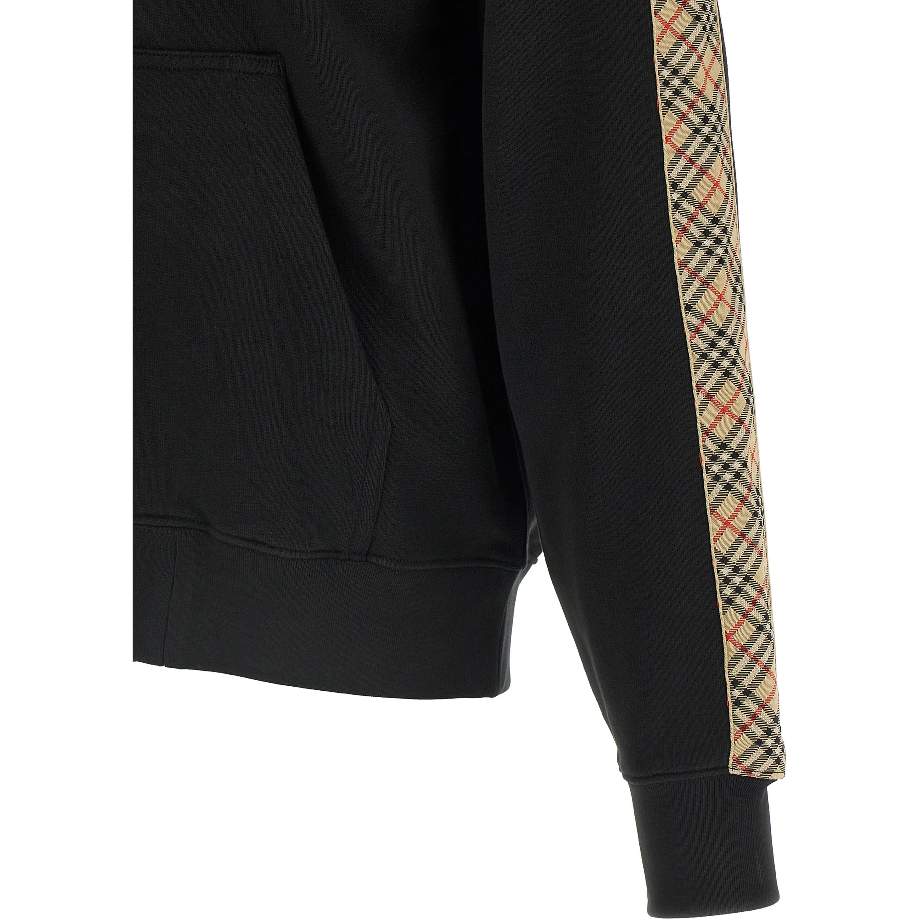 Black Cotton Sweatshirt