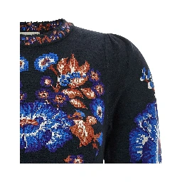 Multicolor Polyester Sweatshirt