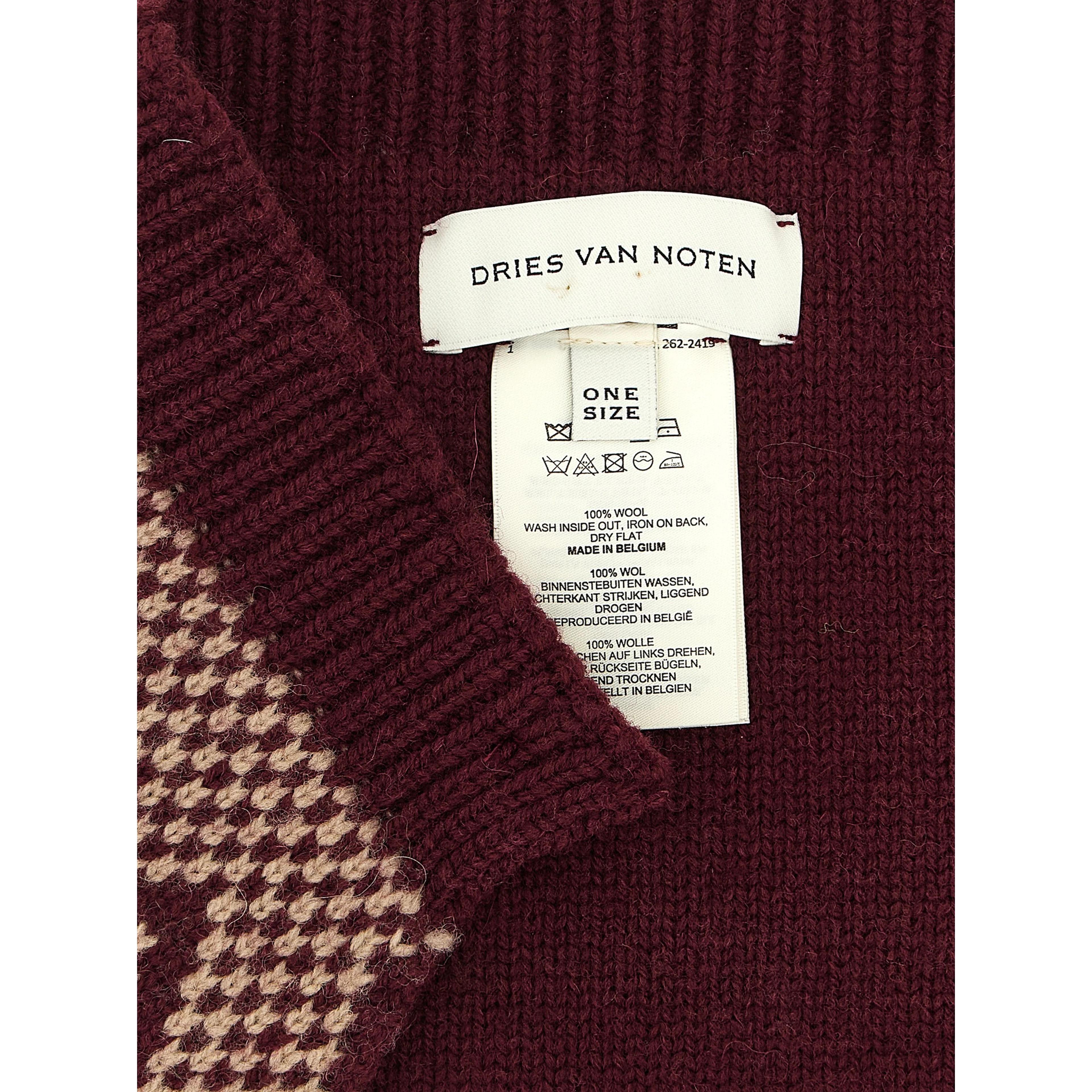 Bordeaux Wool Foulard