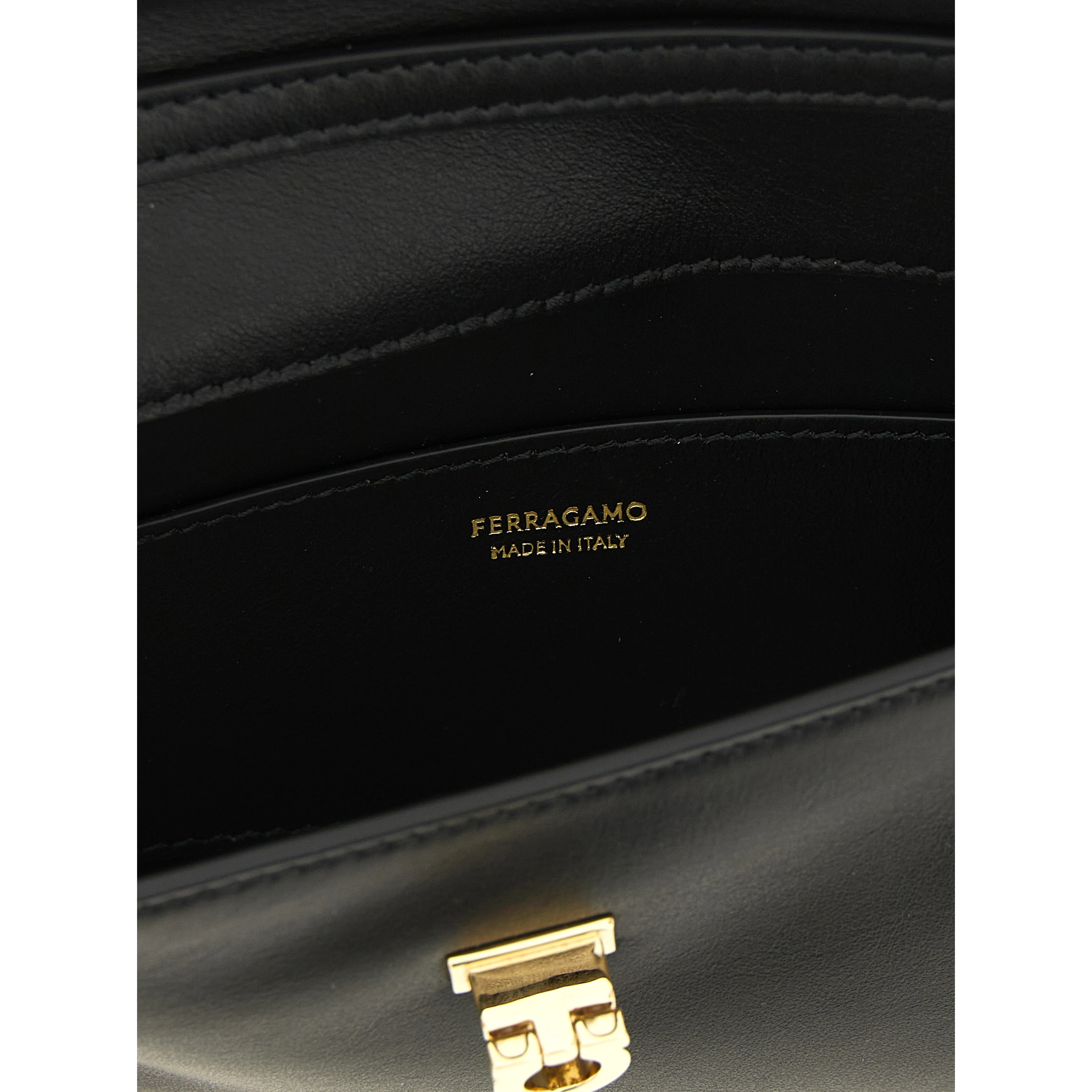 Black Calfskin Clutch Bag