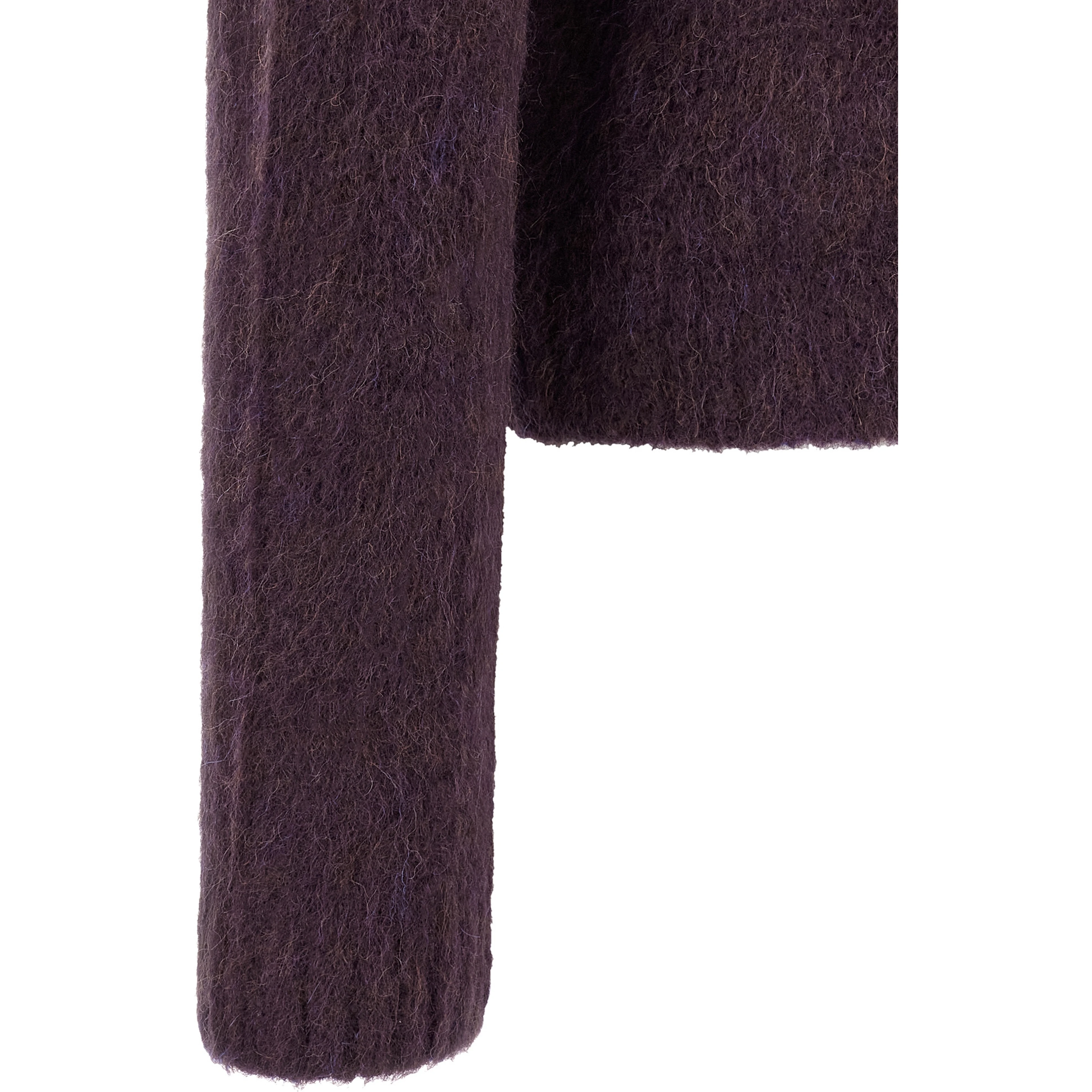 Purple Wool Cardigan