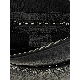 Black Calfskin Crossbody Bag