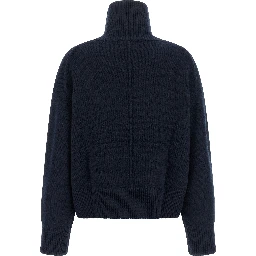 Blue Cashmere Cardigan