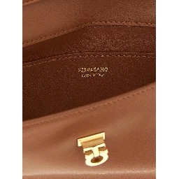 Brown Calfskin Clutch Bag