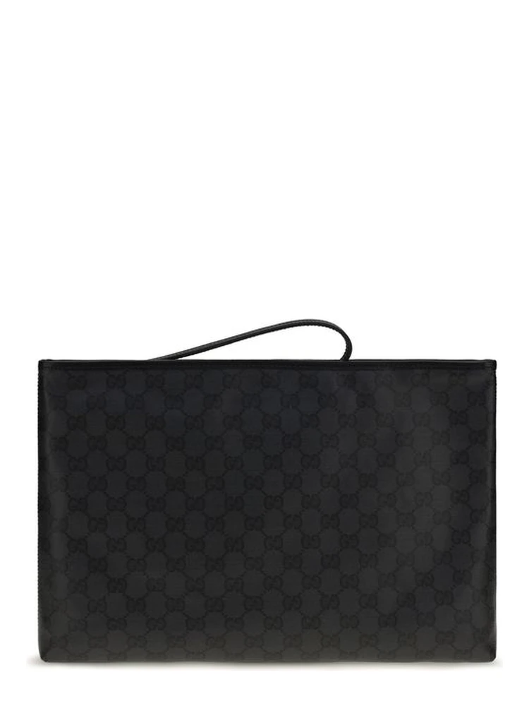Black Cotton Shoulder Bag