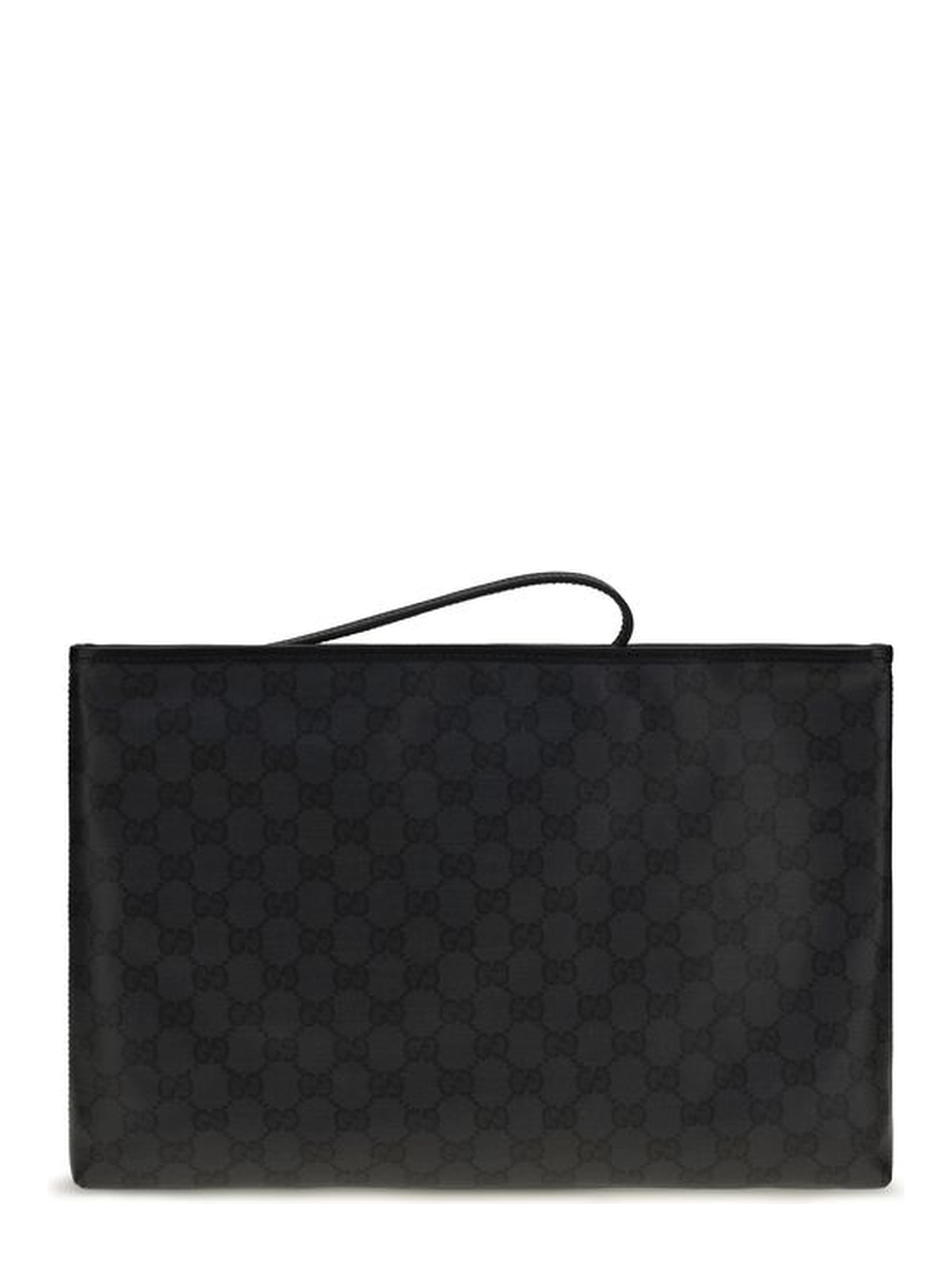 Black Cotton Shoulder Bag