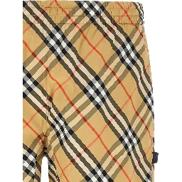 Beige Polyamide Swim Shorts
