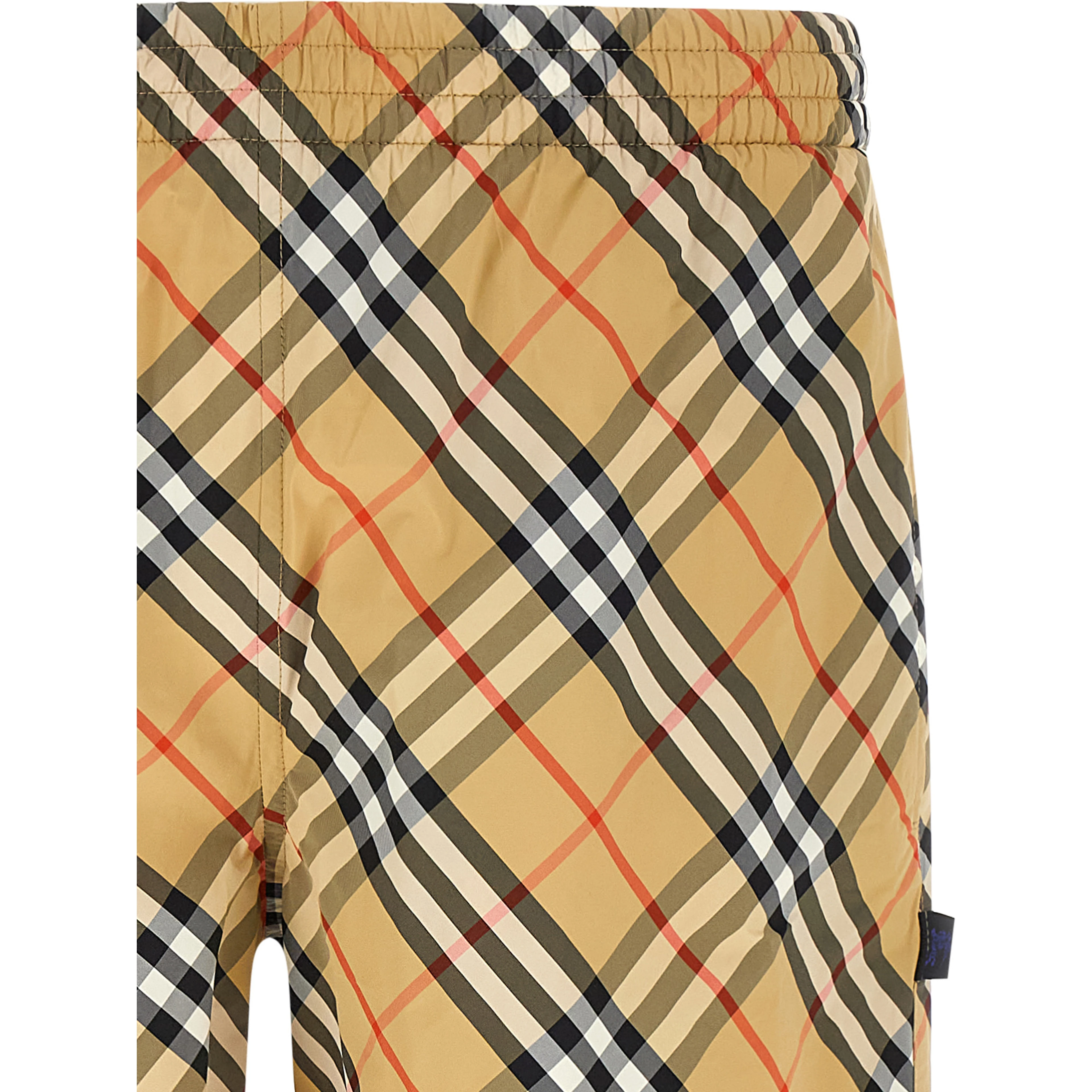 Beige Polyamide Swim Shorts