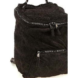 Brown Lamb Leather Backpack