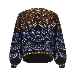 Multicolor Polyester Cardigan