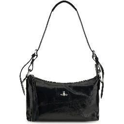 Black Calf Leather Bos Taurus Shoulder Bag