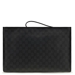 Black Cotton Shoulder Bag