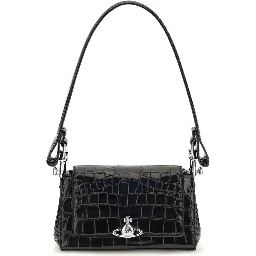 Black Calf Leather Bos Taurus Handbag