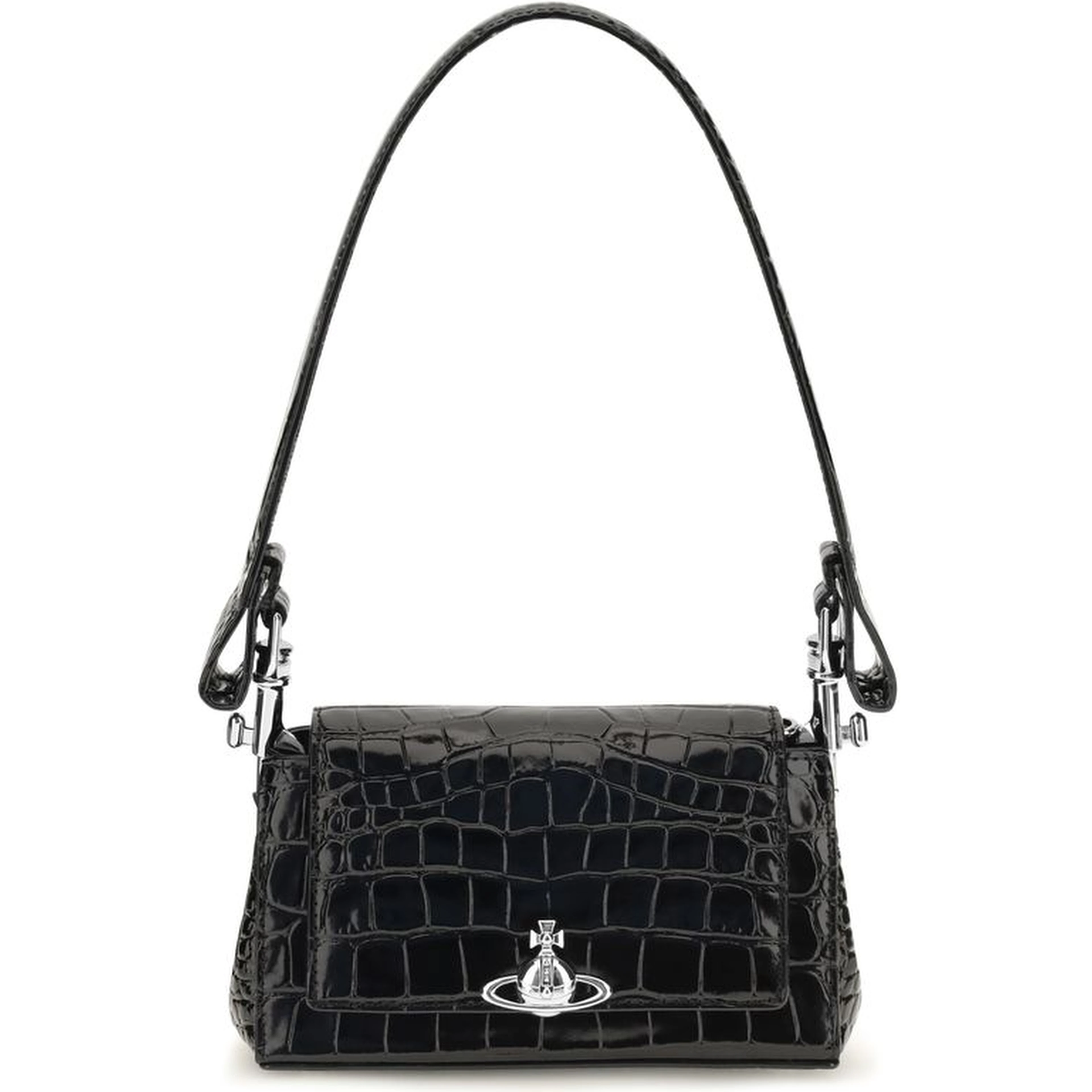 Black Calf Leather Bos Taurus Handbag
