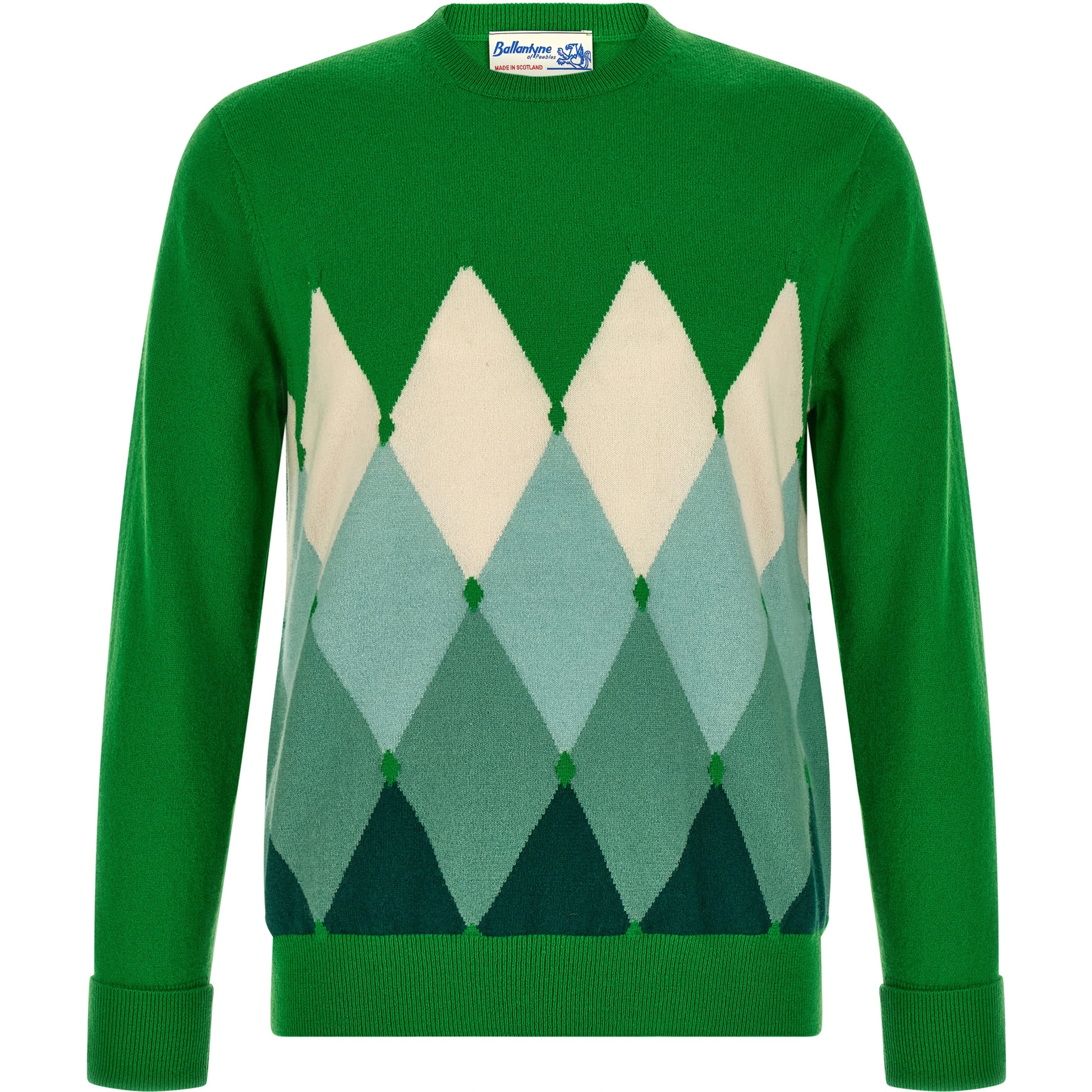 Bicolor Cashmere Cardigan