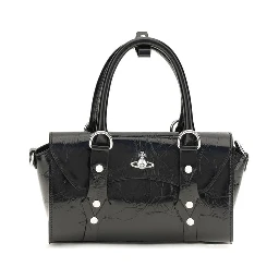Black Calf Leather Bos Taurus Shoulder Bag