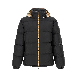 Black Polyester Parka