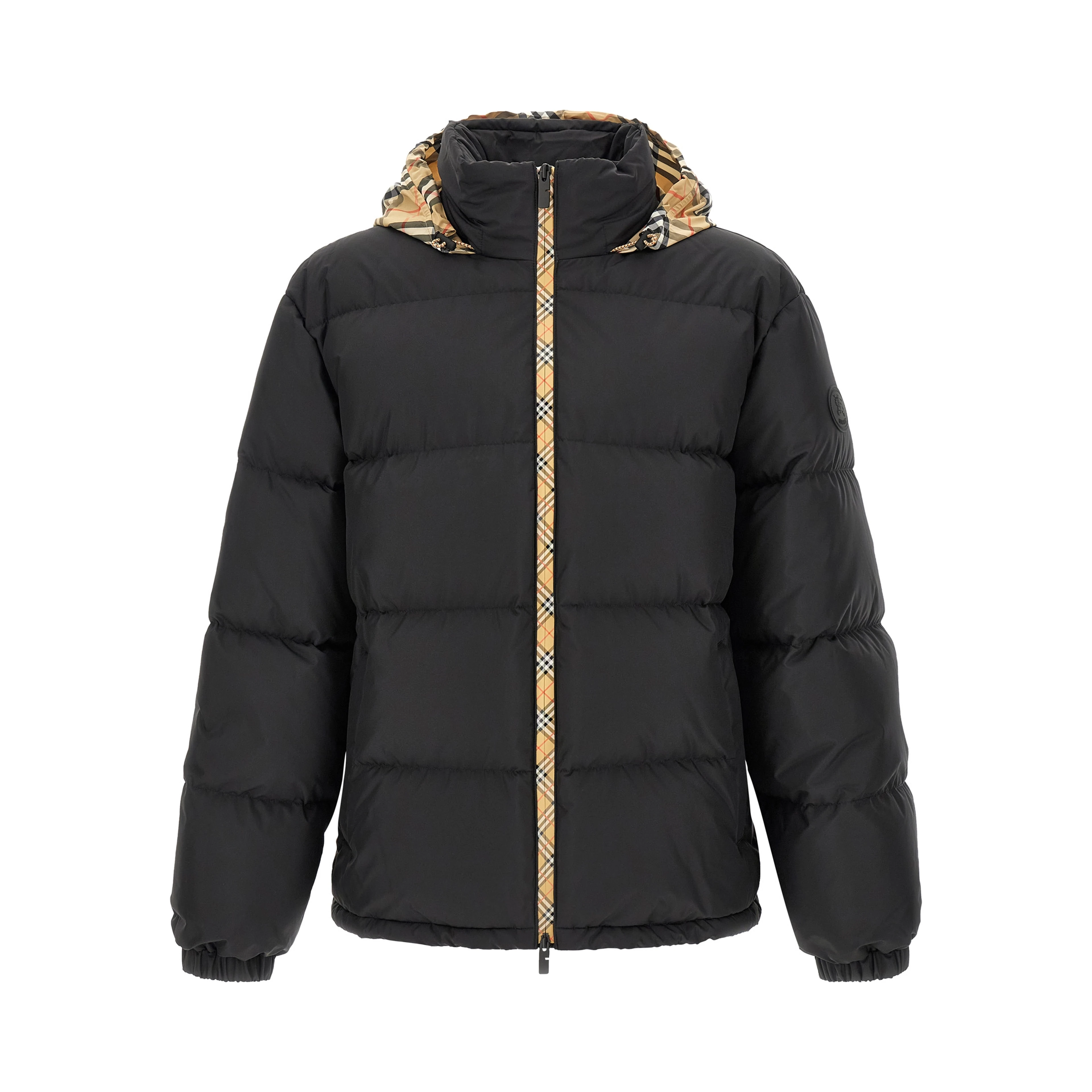 Black Polyester Parka