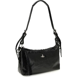 Black Calf Leather Bos Taurus Shoulder Bag